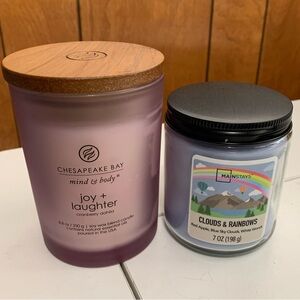 Bundle 2 pcs New Candle from CHESAPEAKE BAY 8.8 oz & MAINSTAYS 7 oz
